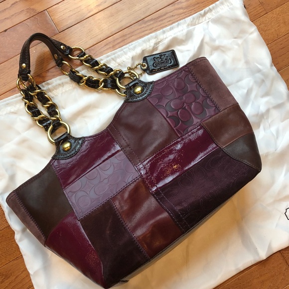 Authentic Coach Patchwork Tote - Picture 7 of 8